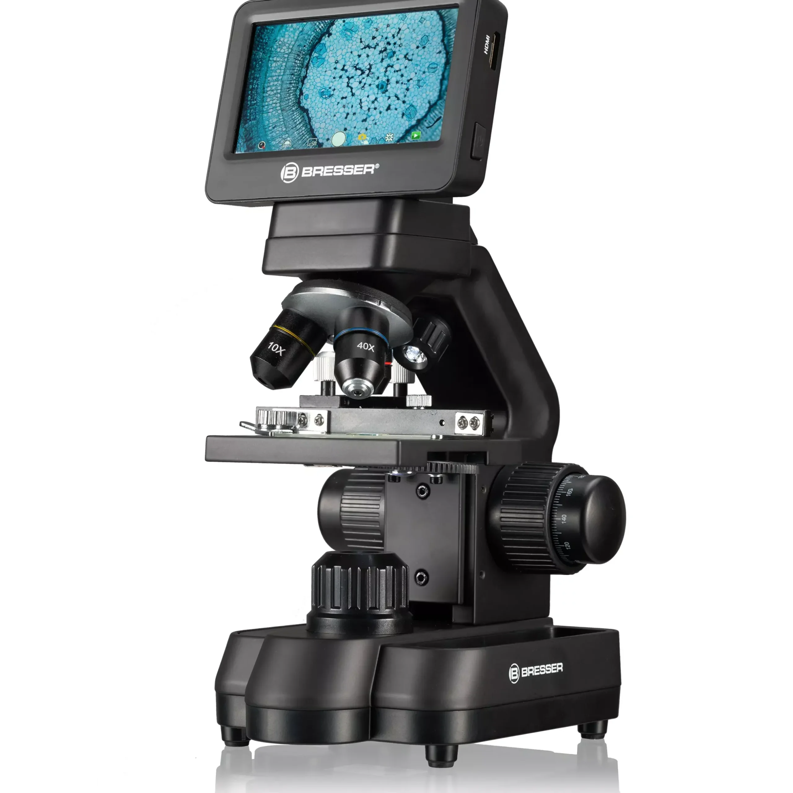 Bresser Durchlichtmikroskope|Auflichtmikroskope>Biolux Touch 5 MP HDMI Mikroskop für Schule und Hobby