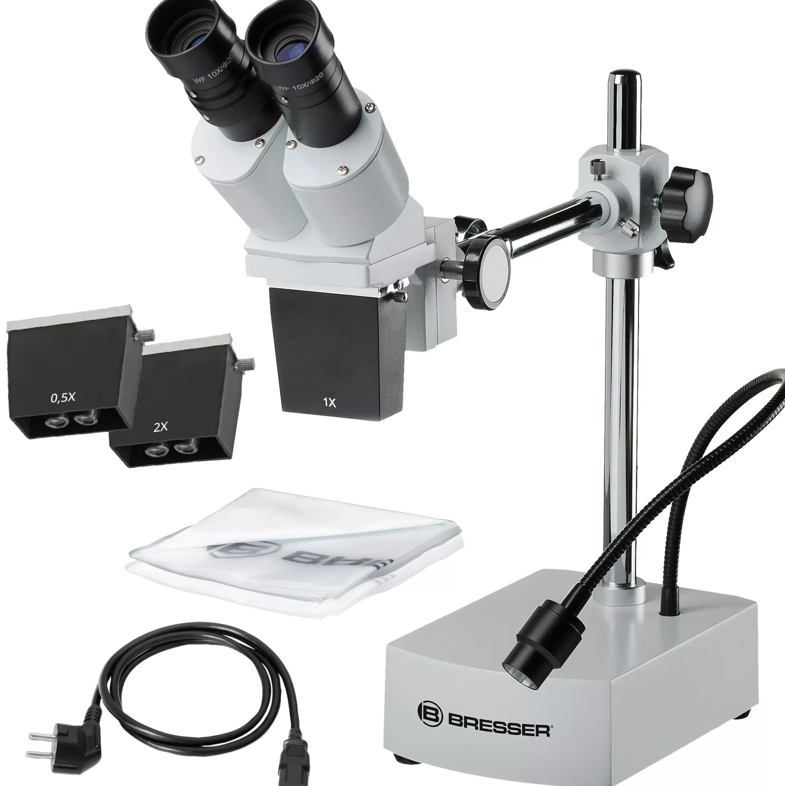 Bresser Auflichtmikroskope|Stereomikroskope>Biorit ICD-CS 5x-20x Auflicht Mikroskop LED (30.5)