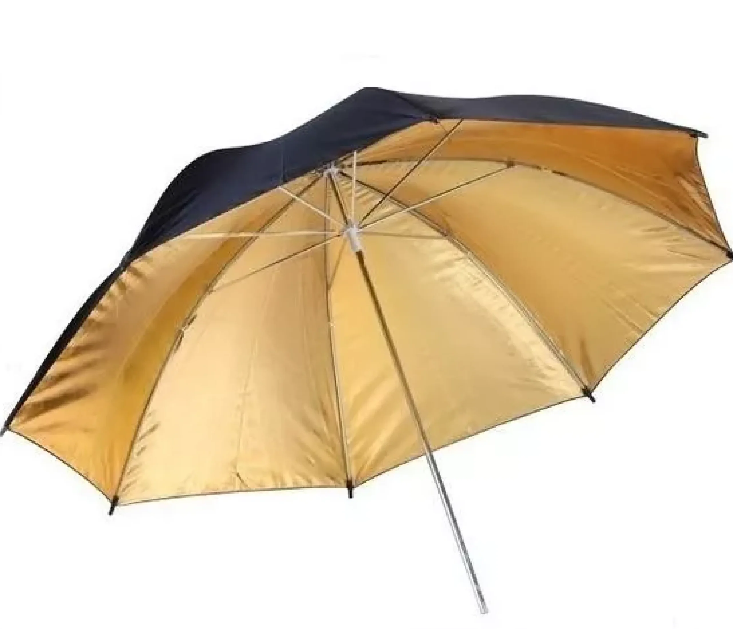 Bresser Schirme>BR-BG110 Reflexschirm schwarz/gold 110cm