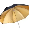 Bresser Schirme>BR-BG83 Reflexschirm schwarz/gold 83cm