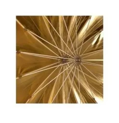 Bresser Schirme>BR-BG150 Reflexschirm schwarz/gold 150cm