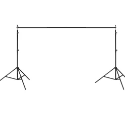 Bresser Hintergrundsets|Hintergrundsysteme>BR-BGS1 Set 1 - Hintergrundsystem inklusive Fotohintergründe Greenscreen/ Schwarz/ Weiß