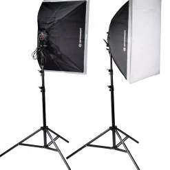 Bresser Tageslichtsets>BR-235B LED-Tageslicht-Set mit Softboxen
