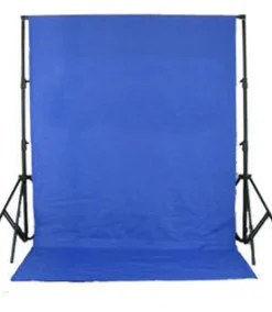 Bresser Hintergrundsysteme>BR-D26 Hintergrundsystem + Hintergrundtuch 3 x 6m Chromakey-Blau