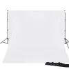 Bresser Hintergrundsysteme>BR-D23 Hintergrundsystem + Hintergrundstoff 3 x 4m Weiß