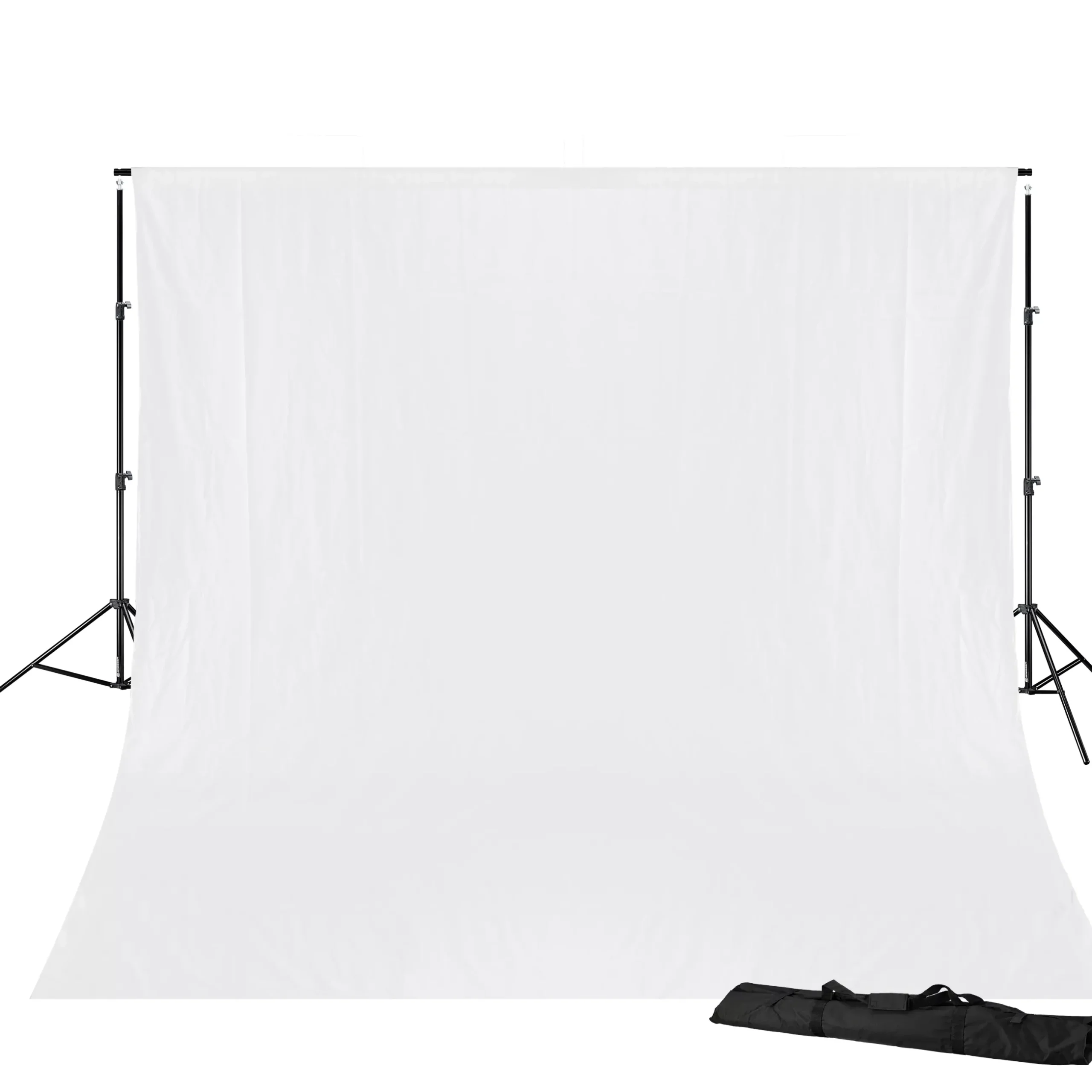 Bresser Hintergrundsets|Hintergrundsysteme>BR-D23 Hintergrundsystem + Hintergrundtuch 3 x 6m Weiß