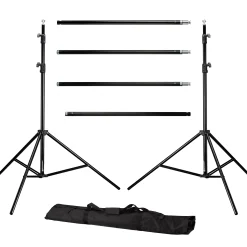 Bresser Hintergrundsets|Hintergrundsysteme>BR-D23 Hintergrundsystem + Hintergrundtuch 3 x 6m Weiß