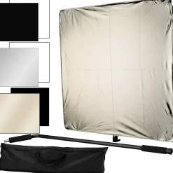 Bresser Faltreflektoren Und Panele>BR-DP1000 6-in-1 Reflektor-/Diffusorpanel 100x100cm