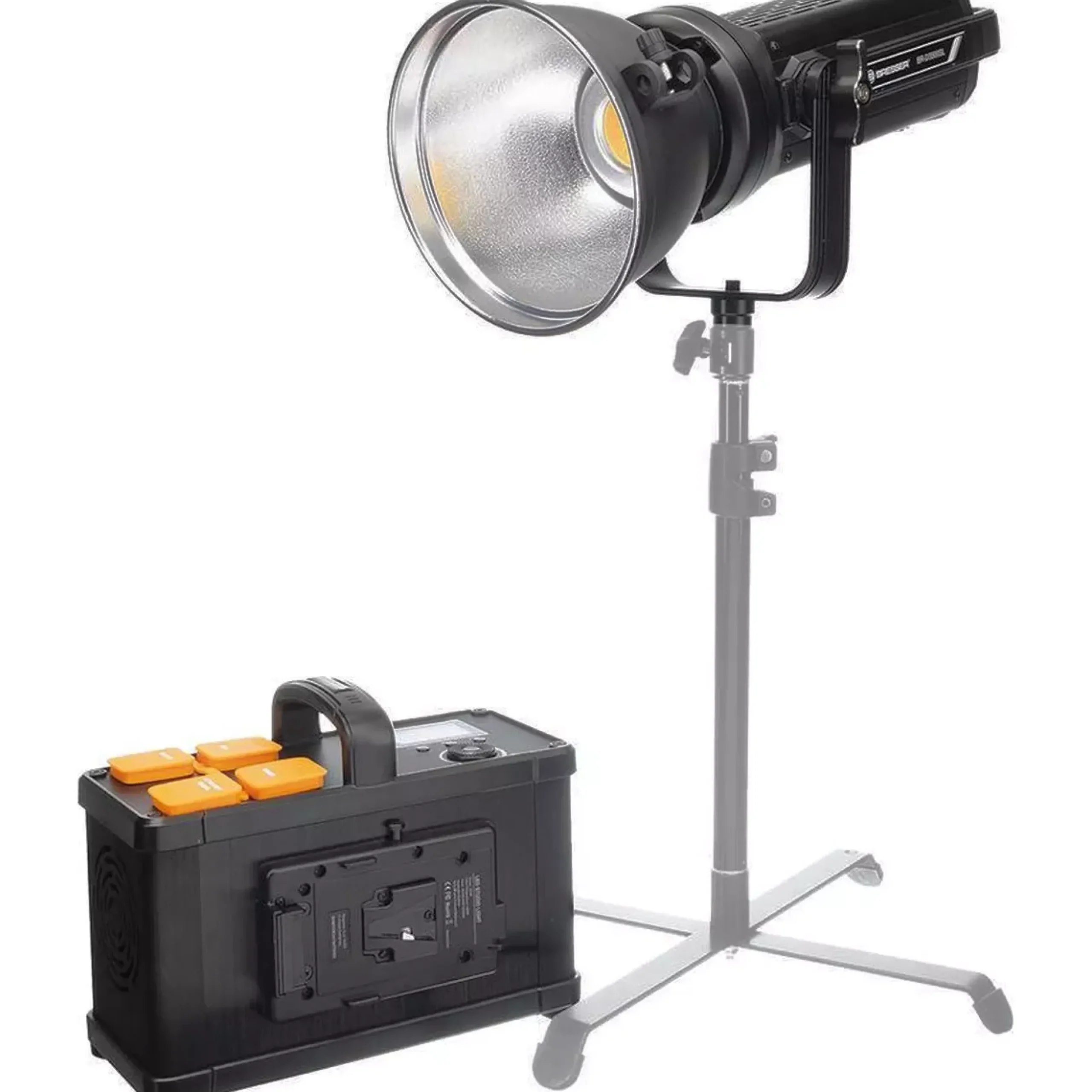 Bresser Led Studiolampen>BR-D3500SL COB LED Studioleuchte mit Bowens Anschluss für Softboxen