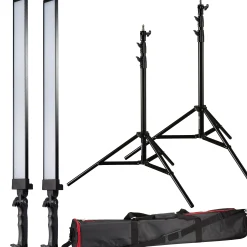 Bresser Led Flächenleuchten Sets|Led Flächenleuchten>BR-2250 LED Striplight Set