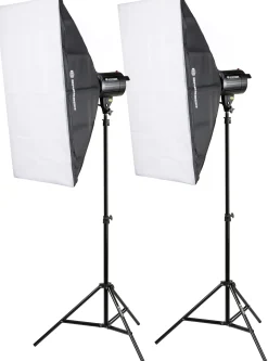 Bresser Studioblitze>BRM-300AM Studioblitz-Set 2x 300W