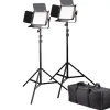 Bresser Led Flächenleuchten Sets>BR-600MB Flächenleuchte Dual Kit