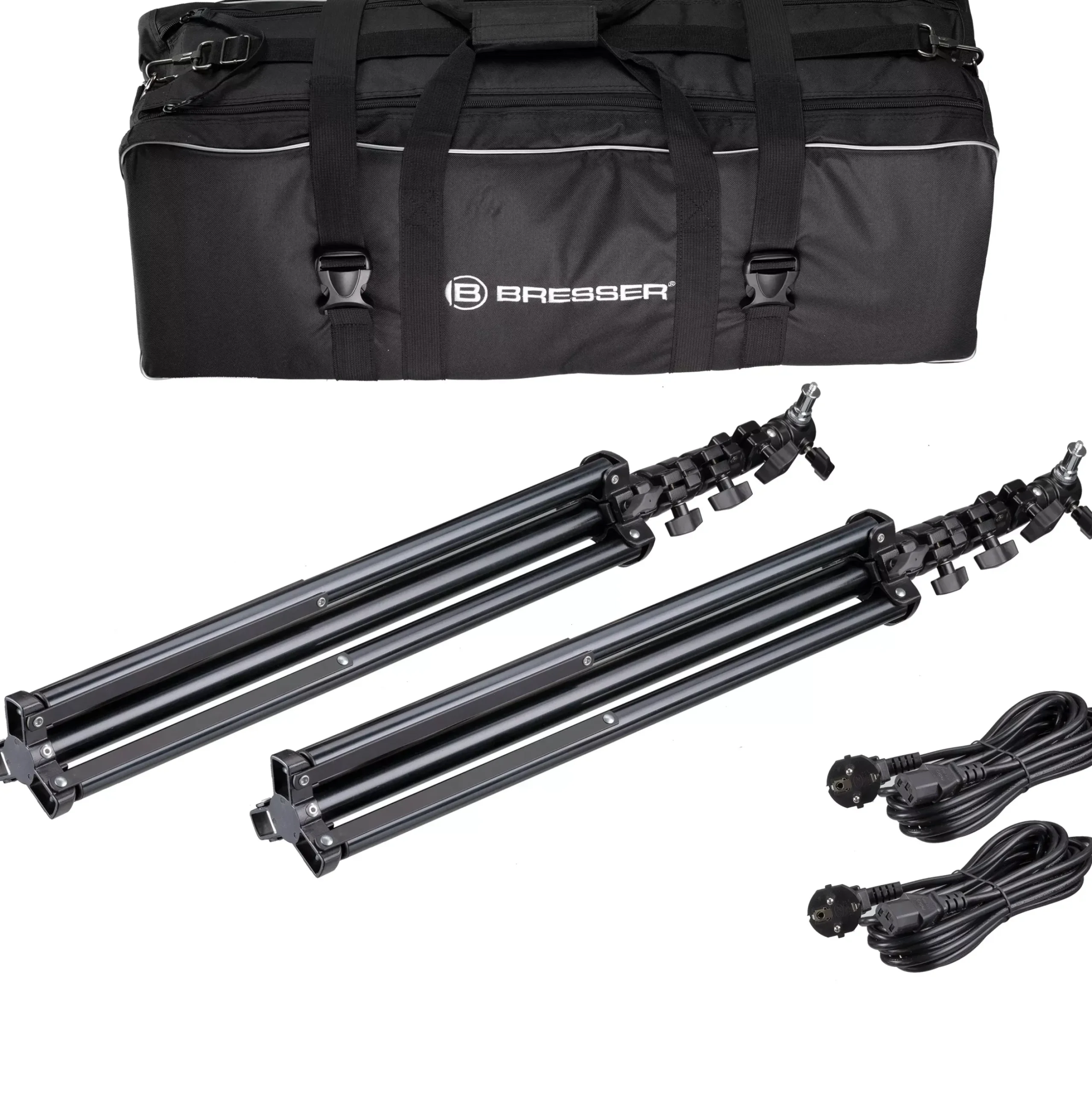 Bresser Led Studiolampen Sets>BR-180RGB COB LED Light Duo Kit mit Softboxen