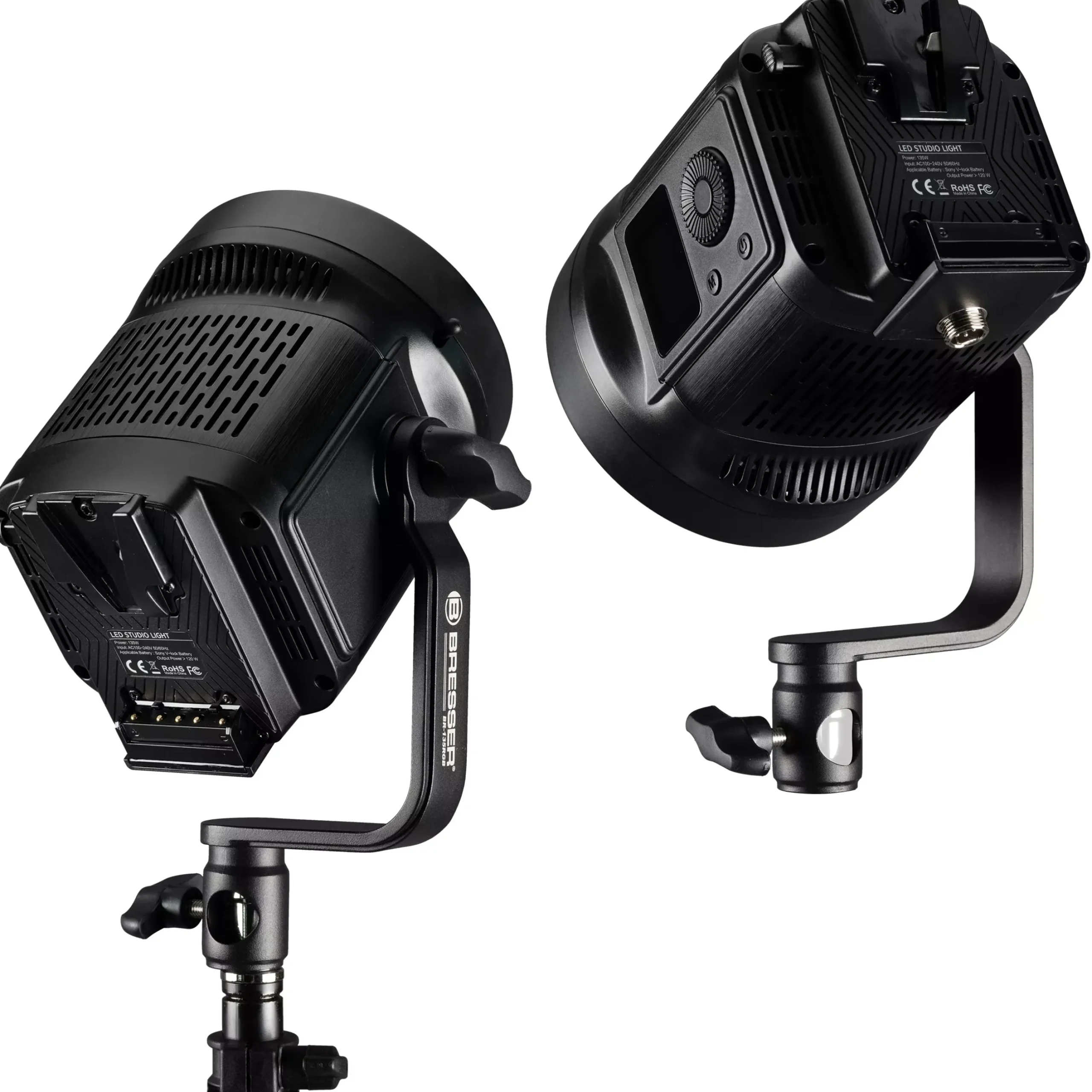 Bresser Led Studiolampen Sets>BR-135RGB COB LED Light Duo Kit mit Softbox