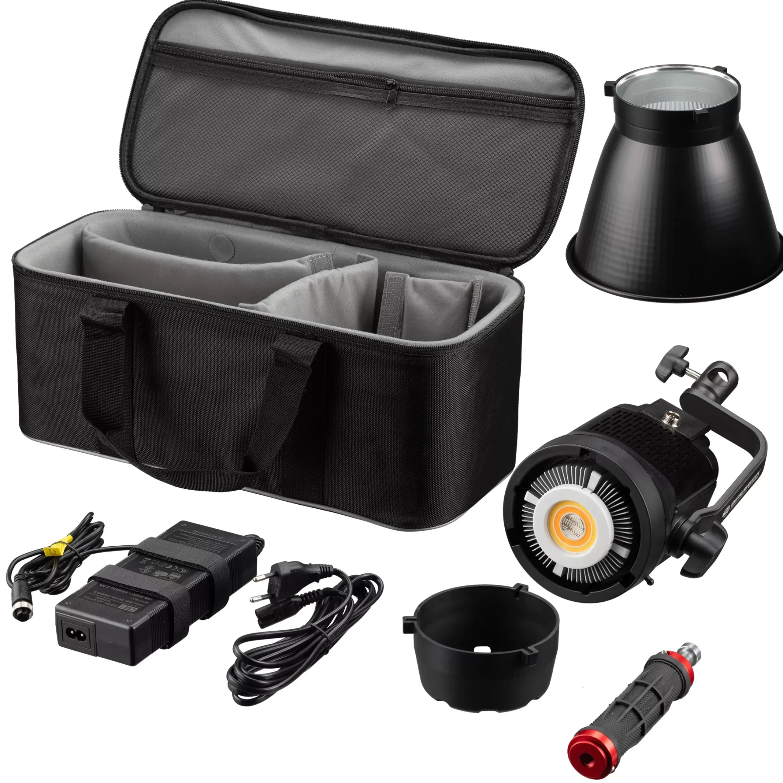 Bresser Led Studiolampen>BR-135RGB COB LED Light mit Reflektor