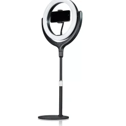 Bresser Ringlichter>BR-RL 10B LED Ringlicht mit Stativ und USB-Anschluss