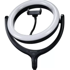 Bresser Ringlichter>BR-RL 10B LED Ringlicht mit Stativ und USB-Anschluss
