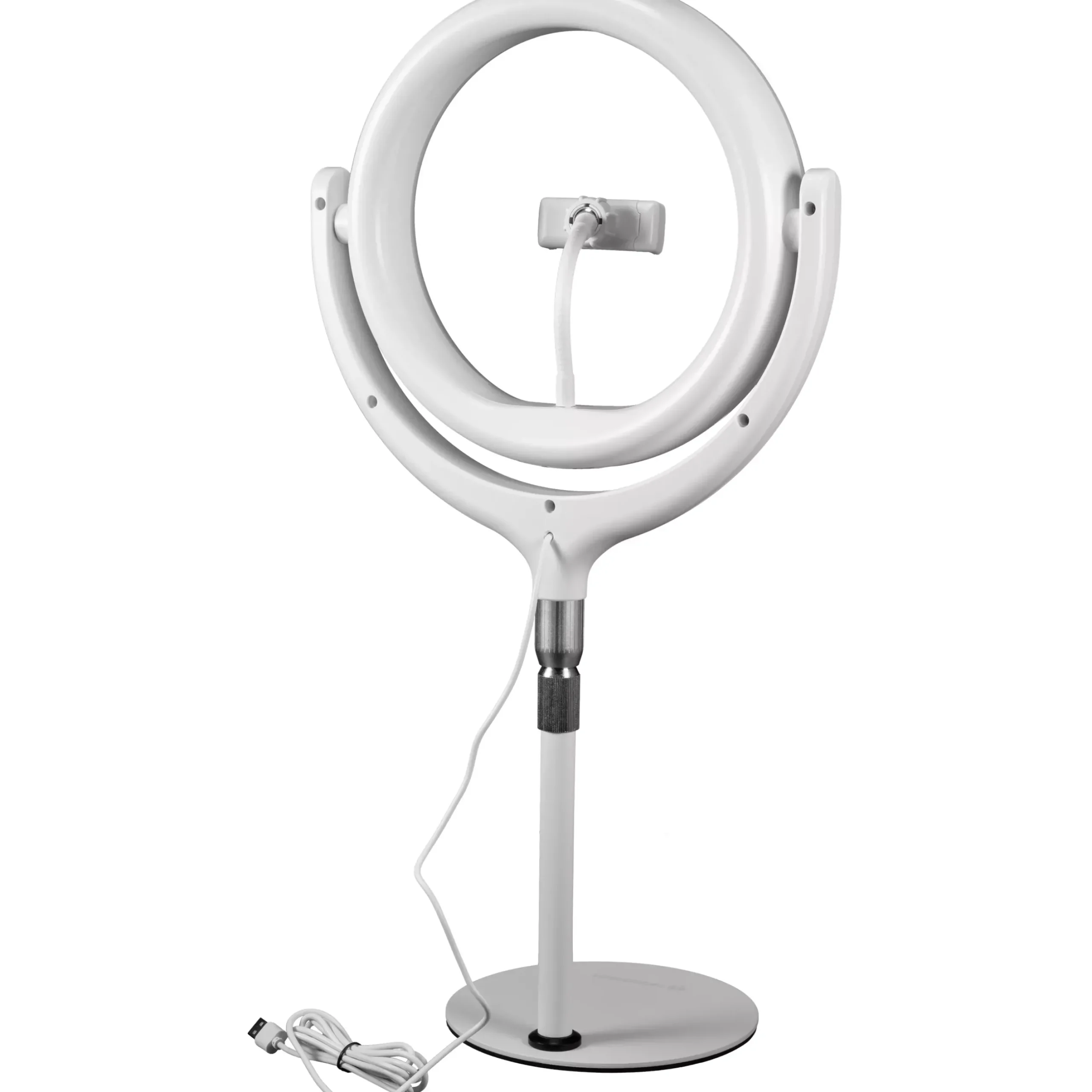 Bresser Ringlichter>BR-RL 10B LED Ringlicht mit Stativ und USB-Anschluss