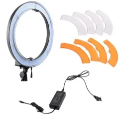 Bresser Ringlichter>BR-RL18 dimmbare LED Tageslicht-Ringleuchte 55W/5760 Lumen mit Tasche