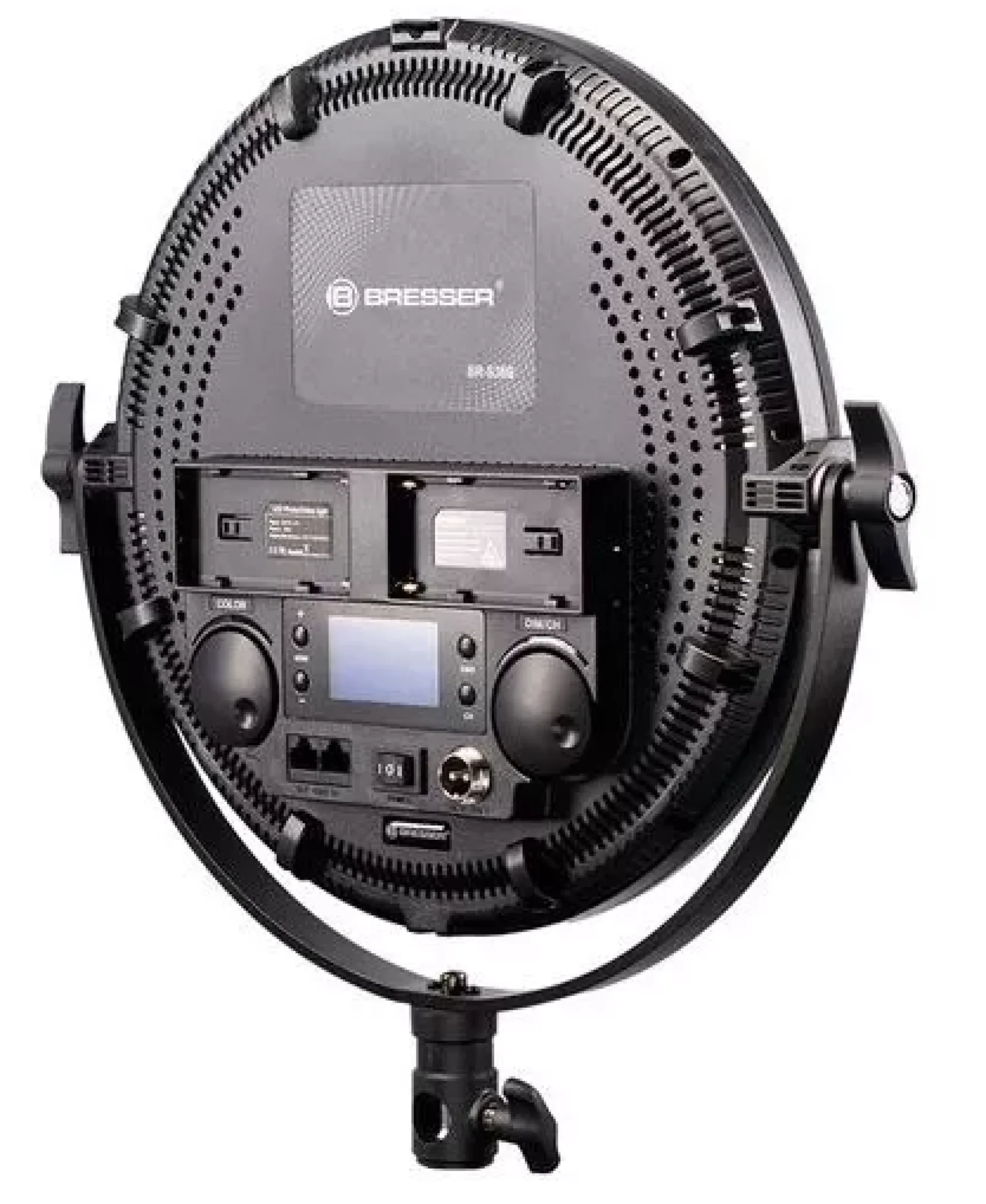 Bresser Led Flächenleuchten>BR-S36B Bi-Color runde LED-Flächenleuchte 30 cm Durchmesser