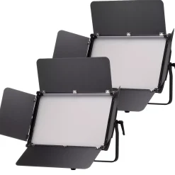 Bresser Led Flächenleuchten Sets>BR-S150B PRO Dual Kit