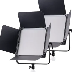 Bresser Led Flächenleuchten Sets>BR-S100B PRO Flächenleuchte Dual Kit