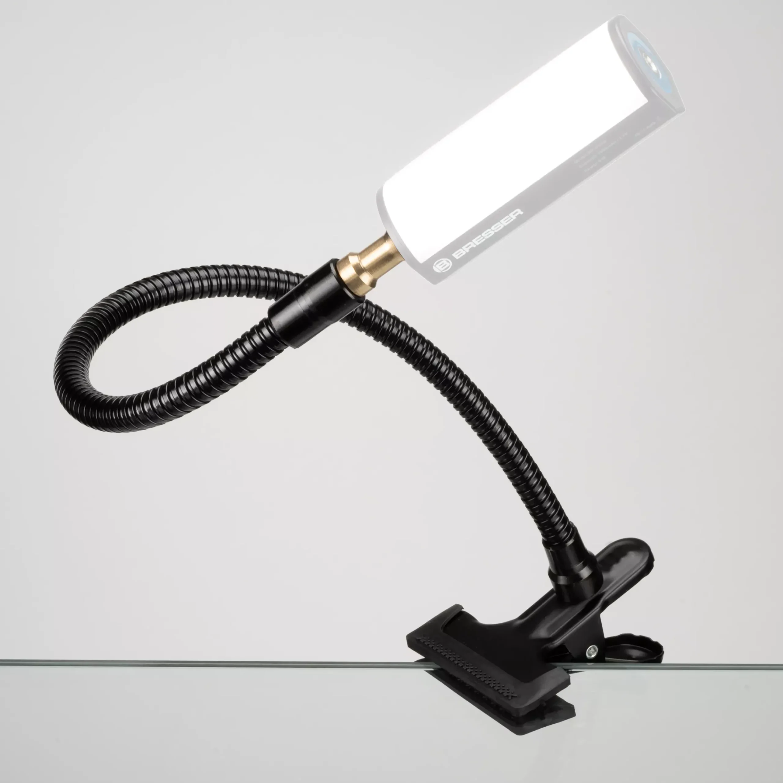 Bresser Halterungen Und Flexarme>BR-22 Schwanenhals 44 cm mit Klemme + Spigot