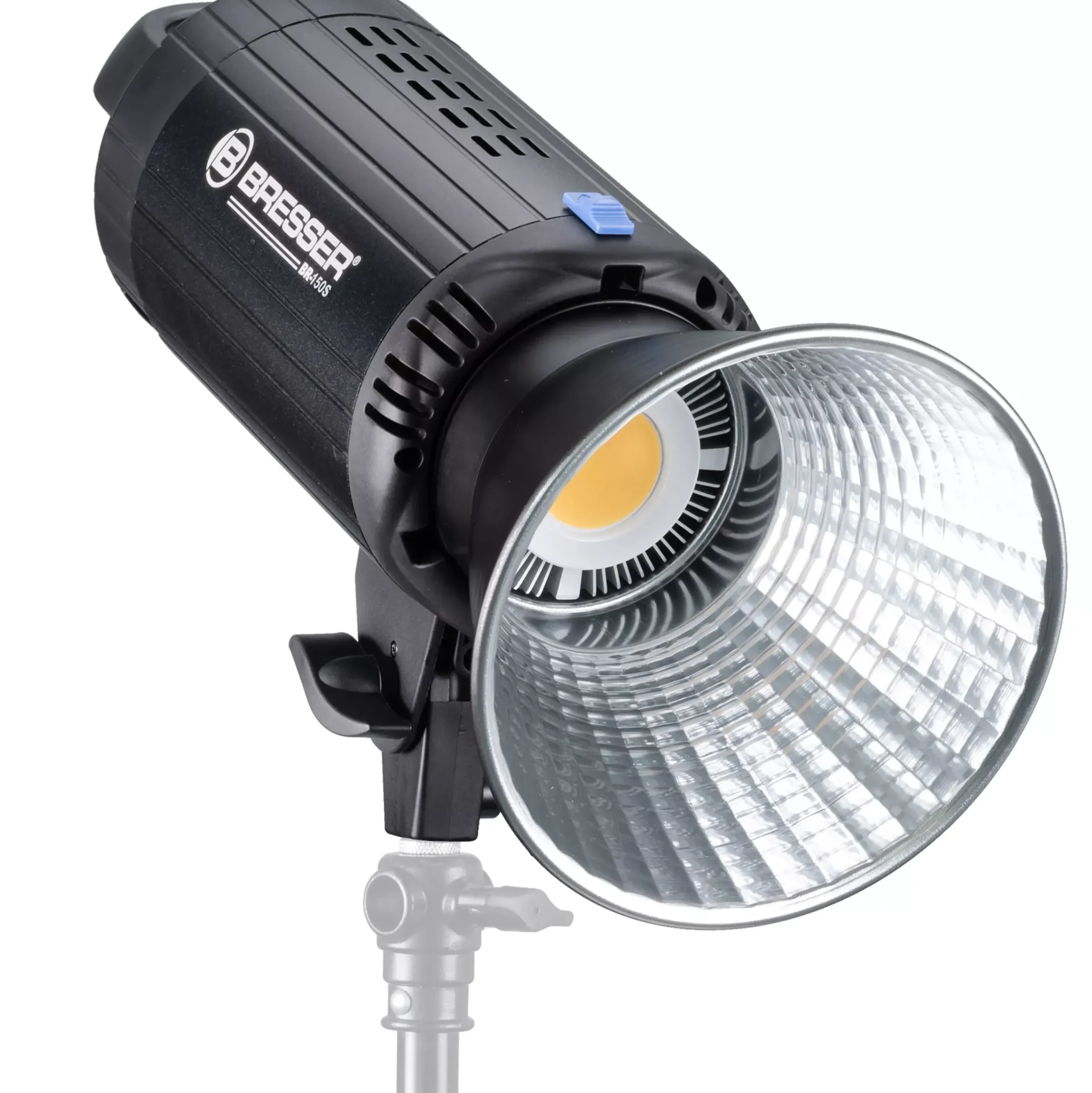 Bresser Led Studiolampen>BR-150S COB LED-Studiolampe mit Bowens-Anschluss für Softboxen