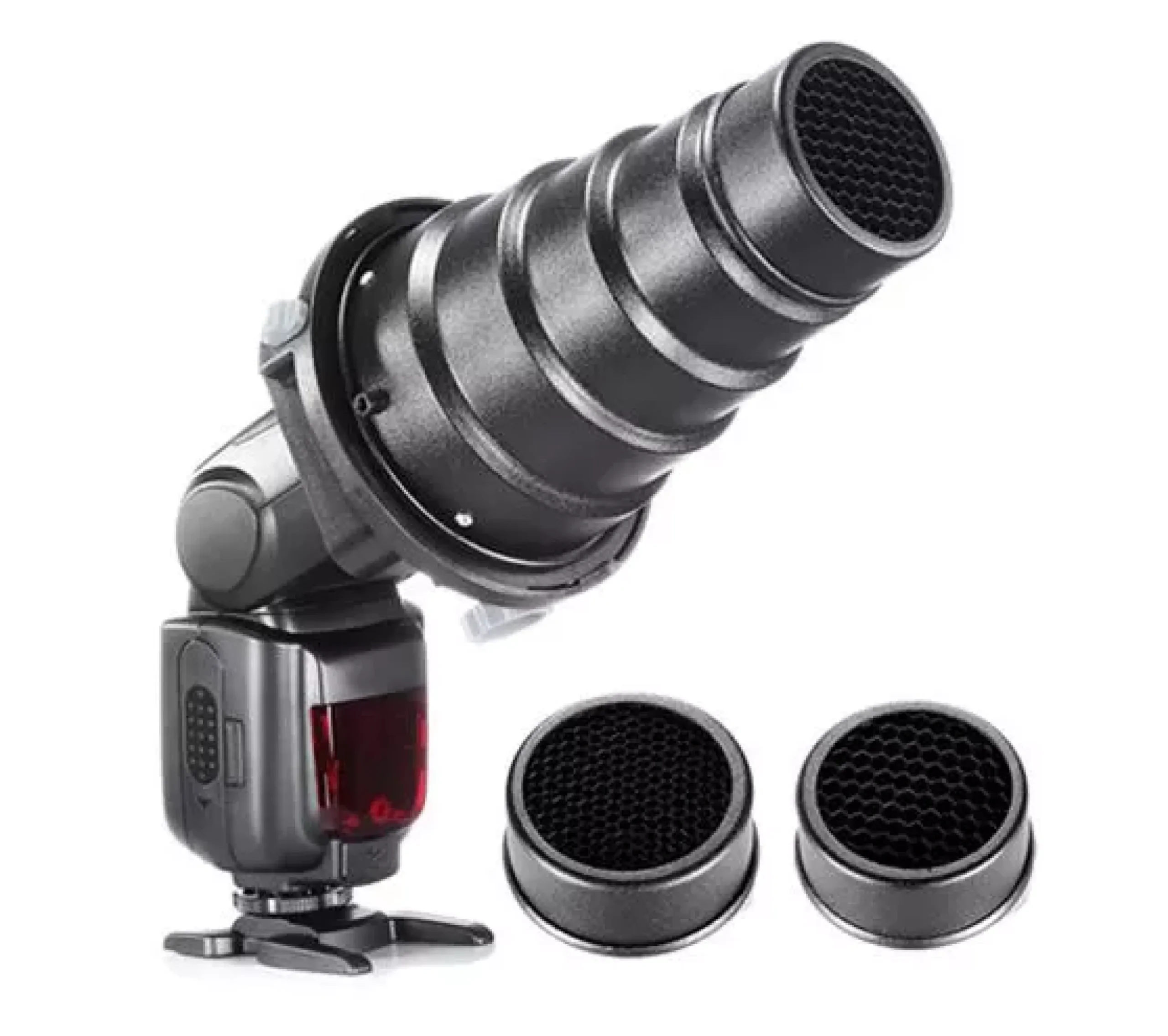 Bresser Reflektoren|Snoots>BR-SET7 7-teiliges Lichtformerset für Kamerablitze