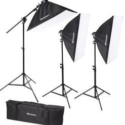 Bresser Tageslichtsets>BR-2246 Tageslicht-Set 3375W mit Softboxen