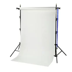 Bresser Hintergrundsets|Hintergrundsysteme>BR-TP240 Hintergrundsystem 240cm hoch + Papierrolle 1,35x11m arktisch weiß