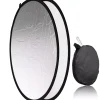 Bresser Faltreflektoren Und Panele>BR-TR8 2-in-1 Faltreflektor silber/weiß 80cm rund