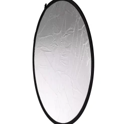 Bresser Faltreflektoren Und Panele>BR-TR8 2-in-1 Faltreflektor silber/weiß 80cm rund