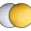 Bresser Faltreflektoren Und Panele>BR-TR5 2-in-1 Faltreflektor gold/silber 110cm rund