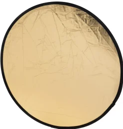 Bresser Faltreflektoren Und Panele>BR-TR5 2-in-1 Faltreflektor gold/silber 80cm rund