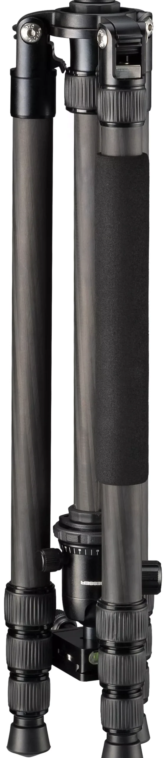 Bresser Kamerastative|Stative>BR-2504X8C-B1 Carbon Kamerastativ bis 10 kg verwendbar als Dreibein-, Einbein- und Bodenstativ