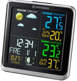 Bresser Wetterstationen Mit Thermo-/Hygro-Außensensor>ClimaTemp TB Wetterstation mit LCD-Farbdisplay