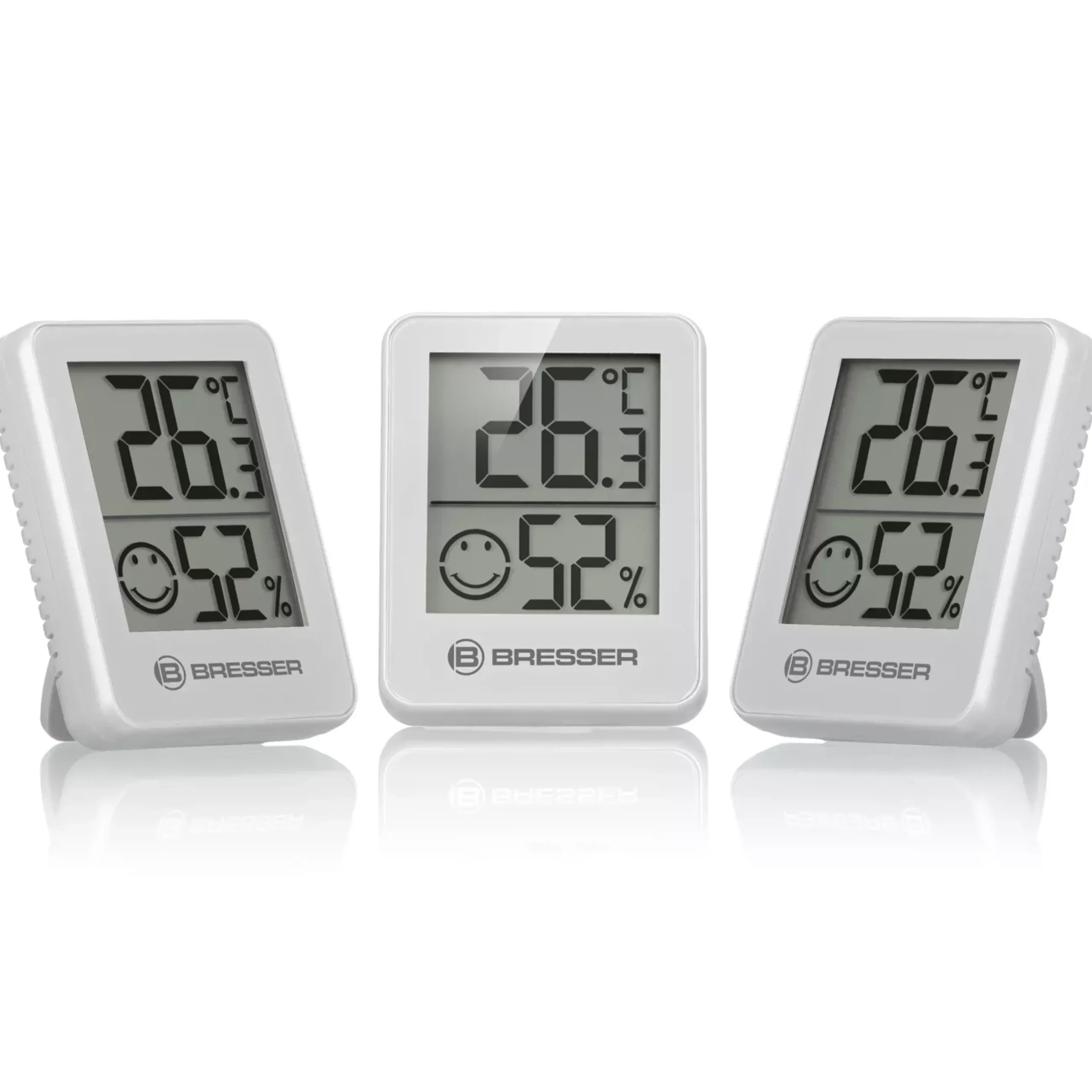 Bresser Innen-Thermometer>ClimaTemp Thermo-Hygrometer 6er-Set