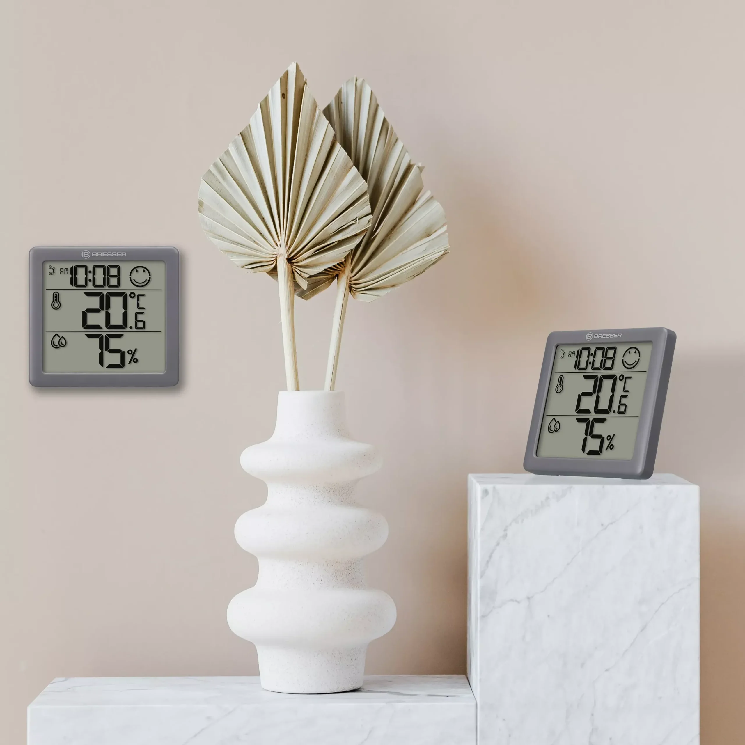 Bresser Raumklimamessgeräte|Innen-Thermometer>Climate Smile Thermo-Hygrometer 2er-Set