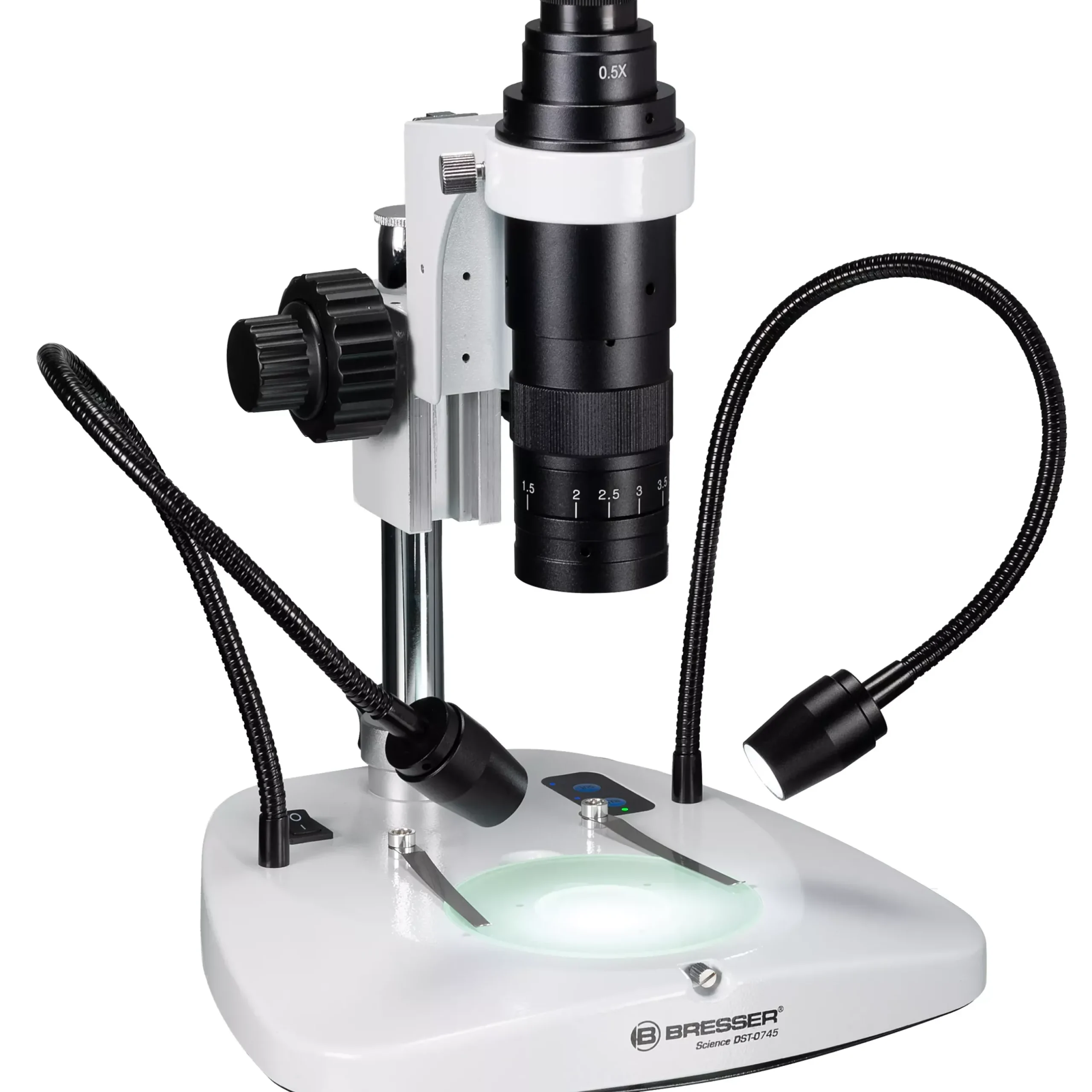 Bresser Durchlichtmikroskope|Auflichtmikroskope>DST-0745 Zoom Optik für digitale Mikroskop- und Ultramakro-Aufnahmen