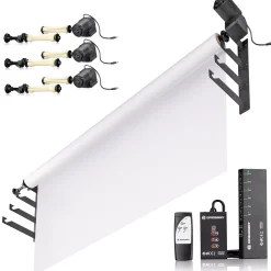 Bresser Hintergrundsysteme>EBS-4 Elektrisches Backdrop System für 4 Rollen