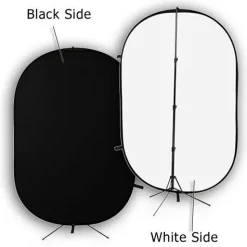 Bresser Falthintergründe>Falthintergrund BR-3 180 x 240cm Schwarz/Weiß