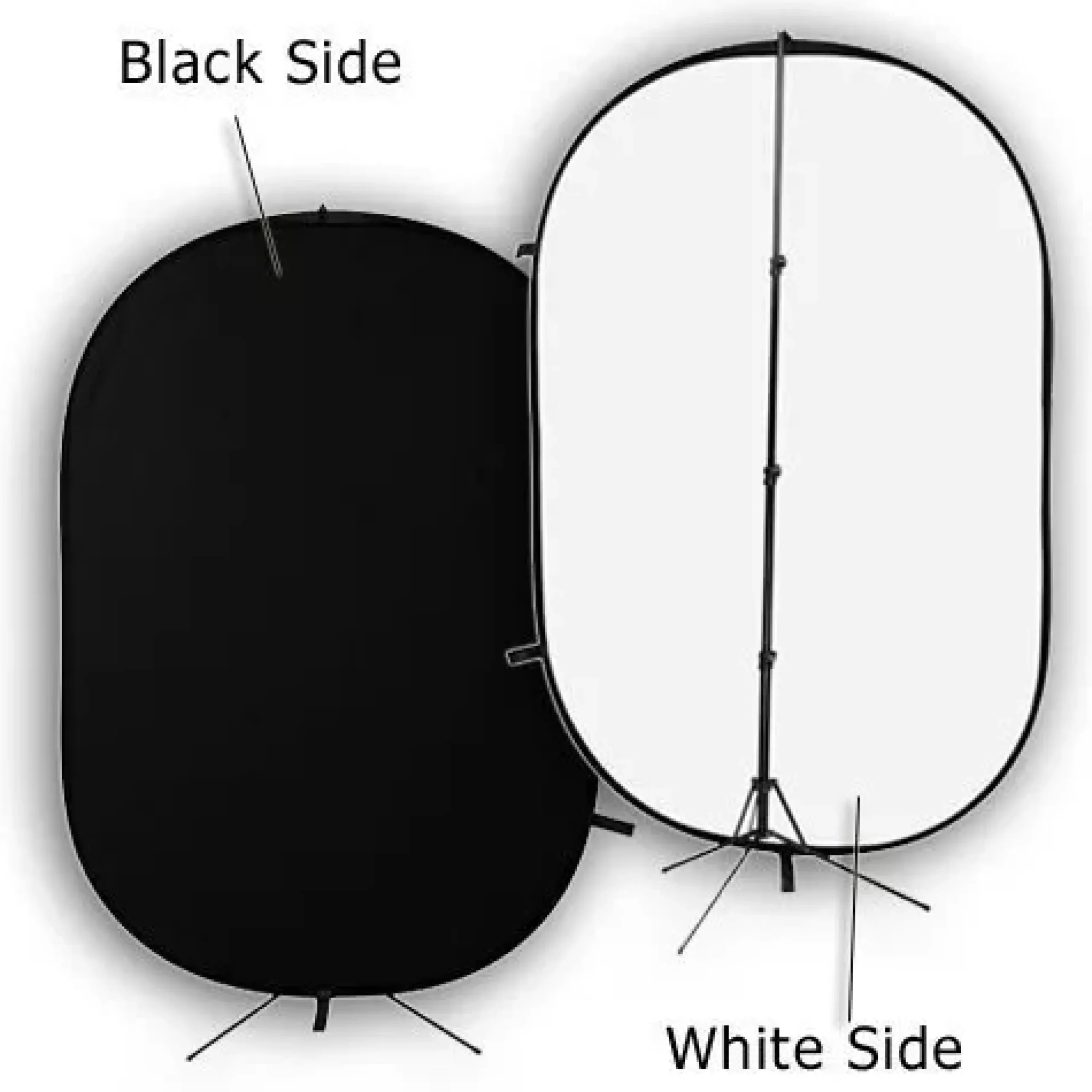 Bresser Falthintergründe>Falthintergrund BR-3 180 x 240cm Schwarz/Weiß