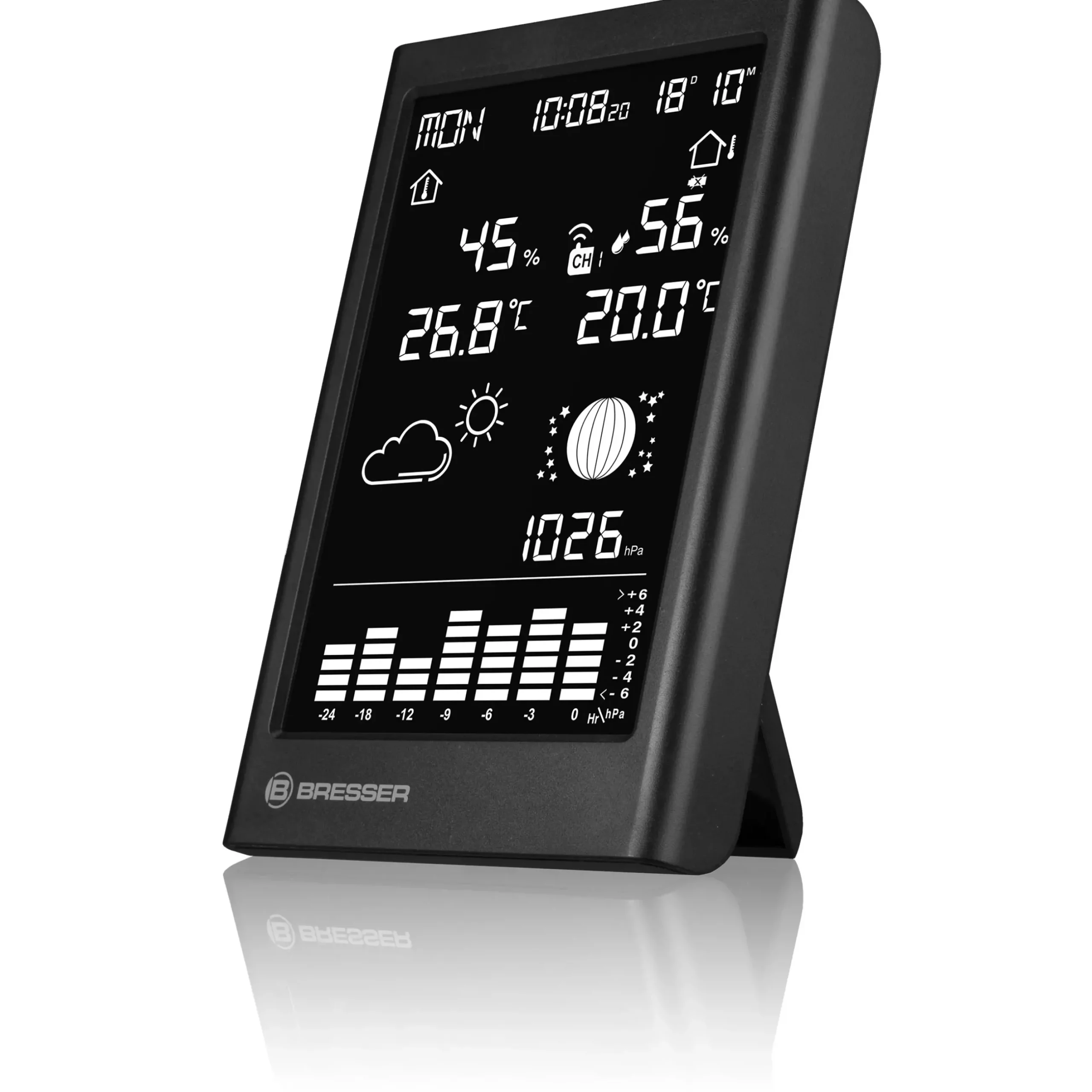 Bresser Wetterstationen Mit Thermo-/Hygro-Außensensor>Funk-Wetterstation MeteoTemp TBV