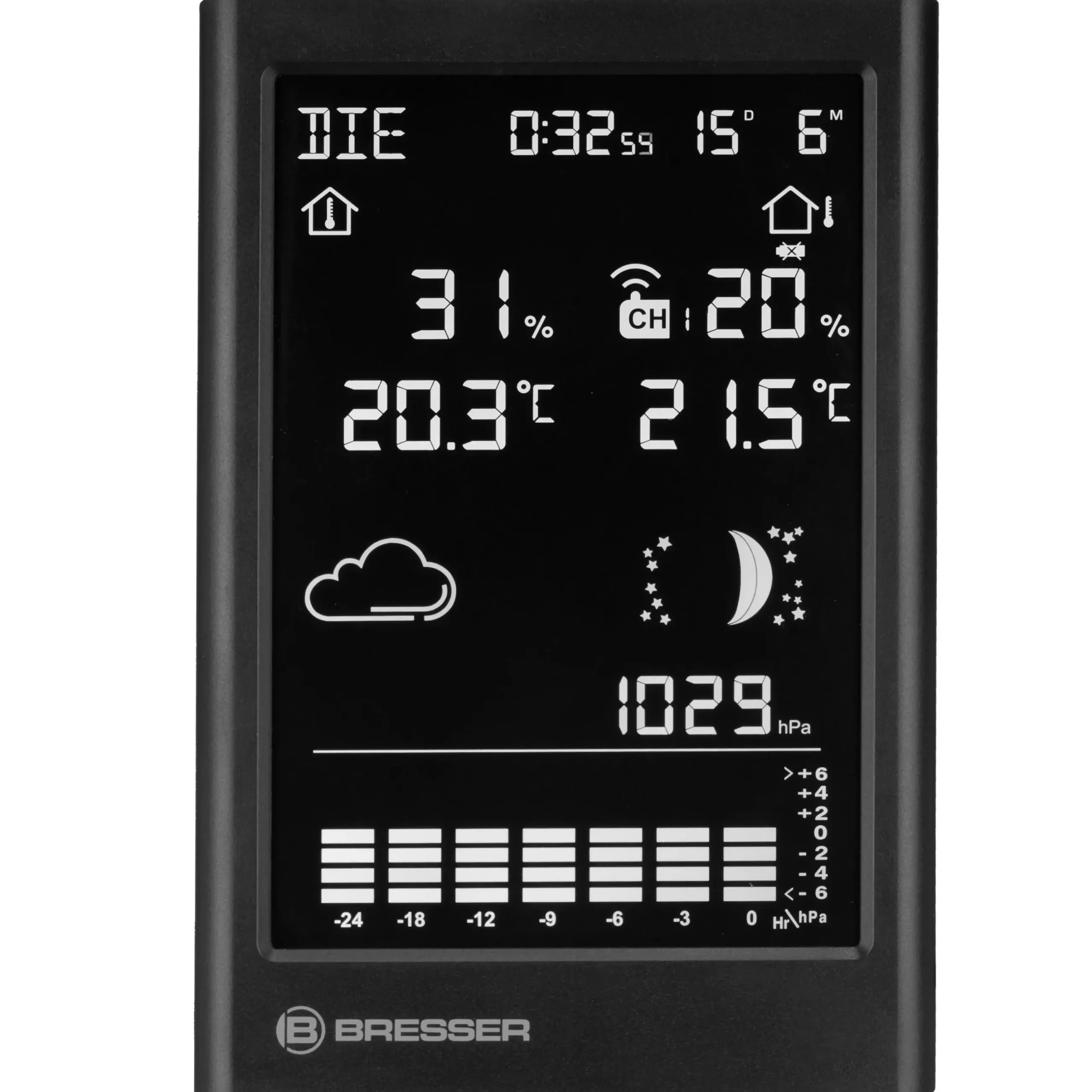 Bresser Wetterstationen Mit Thermo-/Hygro-Außensensor>Funk-Wetterstation MeteoTemp TBV