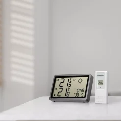 Bresser Wetterstationen Mit Thermo-/Hygro-Außensensor>Funkwetterstation MeteoTemp HZ anthrazit