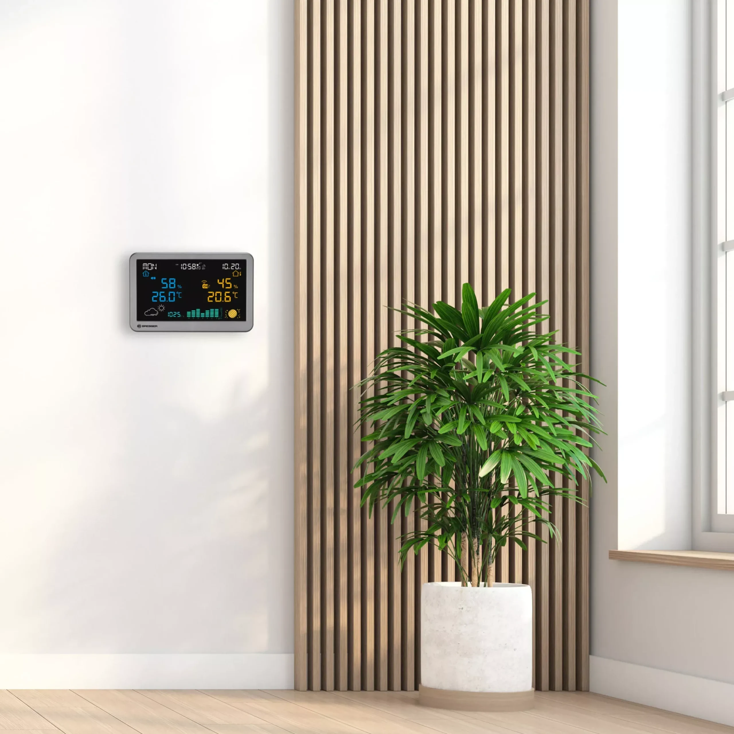 Bresser Wetterstationen Mit Thermo-/Hygro-Außensensor>Funk-Wetterstation MeteoTemp TBH