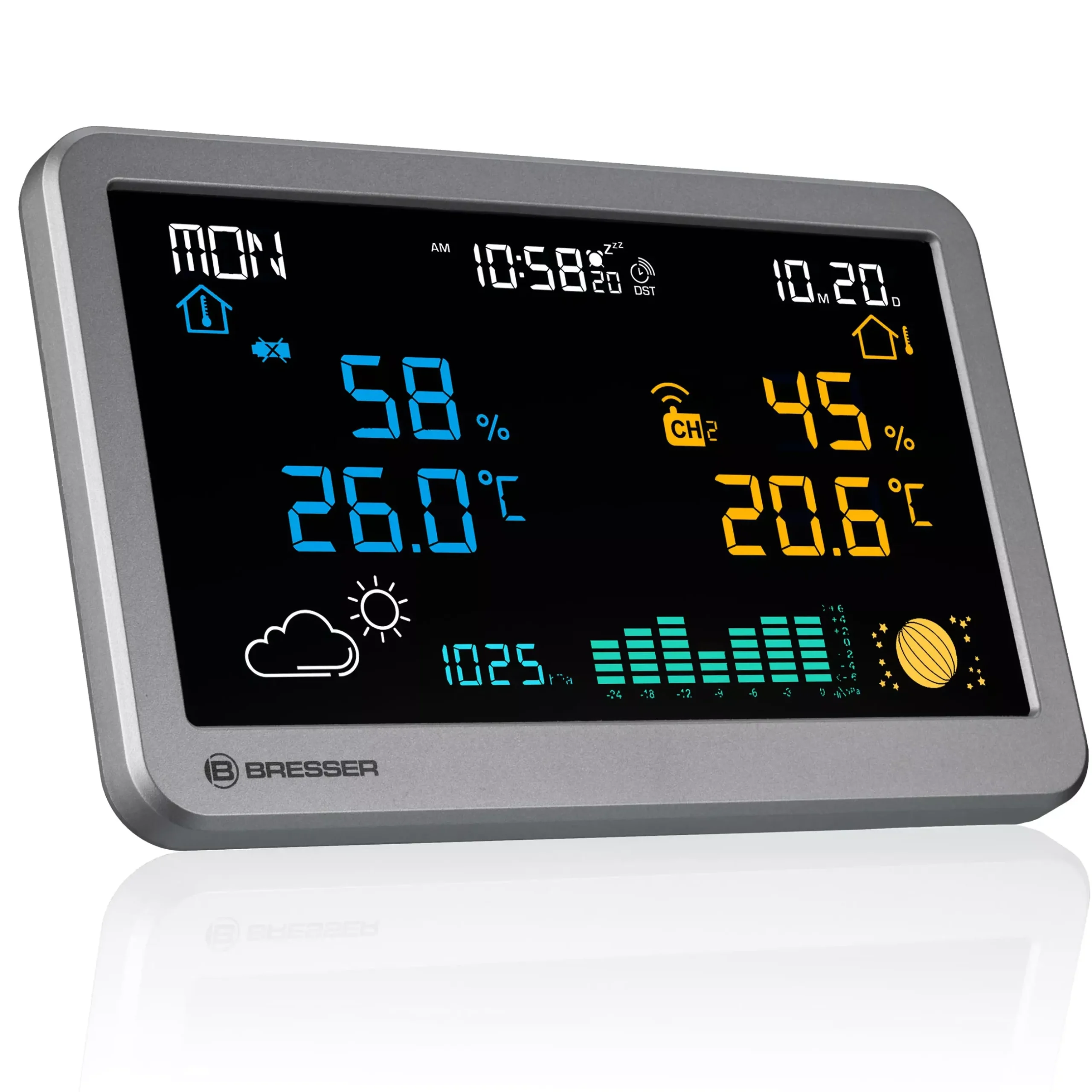 Bresser Wetterstationen Mit Thermo-/Hygro-Außensensor>Funk-Wetterstation MeteoTemp TBH