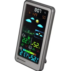 Bresser Wetterstationen Mit Thermo-/Hygro-Außensensor|Raumklimamessgeräte>Funkwetterstation Neomeo V silber