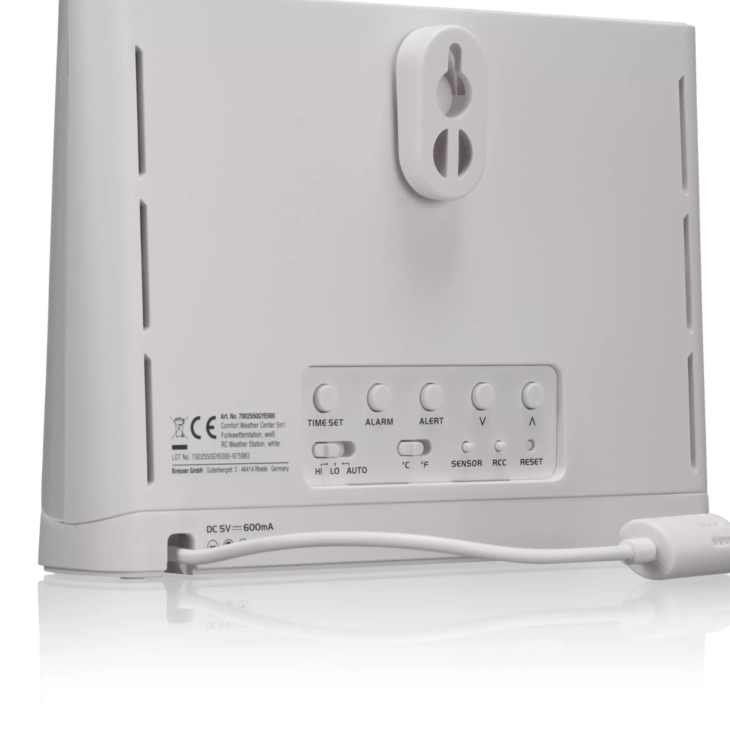Bresser Raumklimamessgeräte|Wetterstationen Mit 5-In-1-Außensensor>5-in-1 Comfort Wetterstation mit Farbdisplay